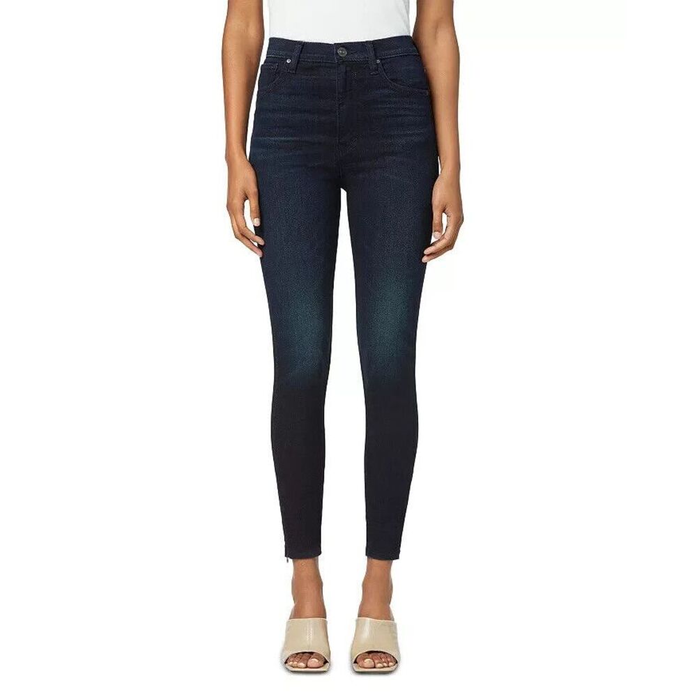 Hudson Centerfold Super Skinny Jean Women 31 High Rise Stretch Cotton Denim Blue